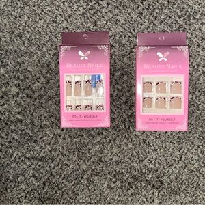 1- Set of Leopard Faux Finger Nails &  1-Set of Leopard Faux Toe Nails